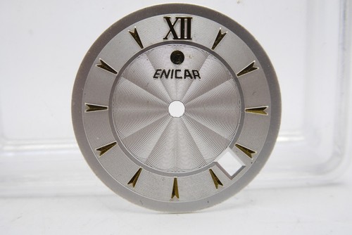 Enicar silver vintage dial