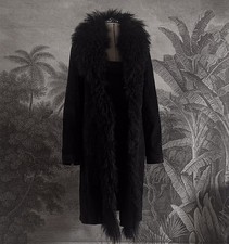 Vintage 90s Real Suede Afghan