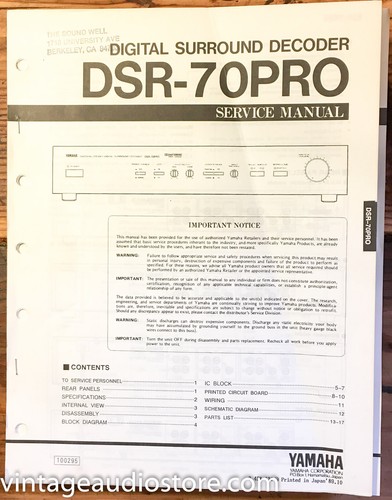 Yamaha dsr 70pro pro - 70,