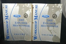 2005 Explorer/Mountaineer OEM Workshop Manuals Vol 1 & Vol 2 Very Good Condition