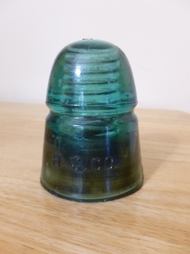 Antique beehive glass - h.c.,