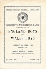 England v Wales (Schoolboy