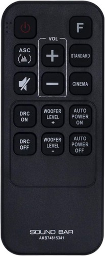 Akb74815341 replacemed remote - akb74815341,