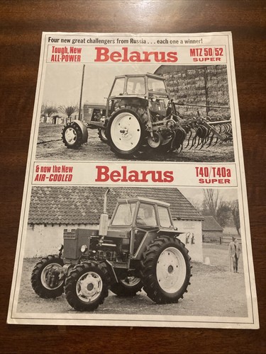 Belarus tractor brochure - tractor,