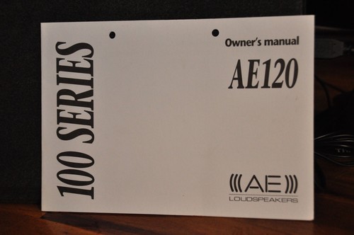 Acoustic energy ae120 owner - acoustic,