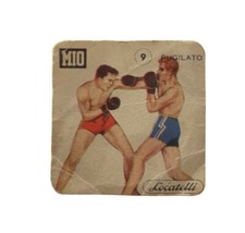 *HH* Rare Vintage 1950s Mio Locatelli Paper Figure Sport No. 9 Boxing