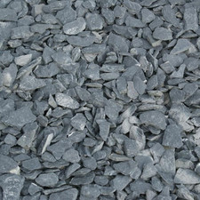 Decorative Graphite Grey Slate 20mm Chippings Garden Gravel Patio Path 20Kg