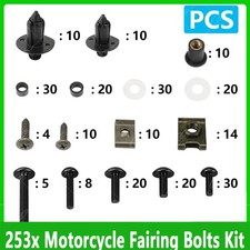 253x Motorcycle Fairing Bolts