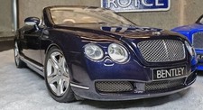 1:18 Minichamps Bentley Continental Gtc Blue (flawed)