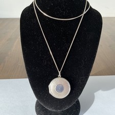 Silver and Guilloche Enamel