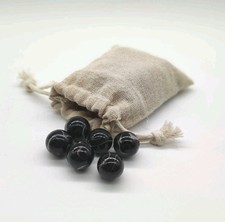 10 Large Black & White Swirl