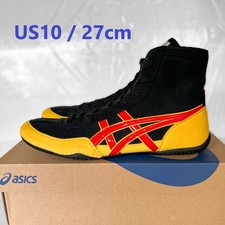 ASICS Wrestling Shoes 1083A001 Special Order Black x Yellow  Size US10 / 27cm
