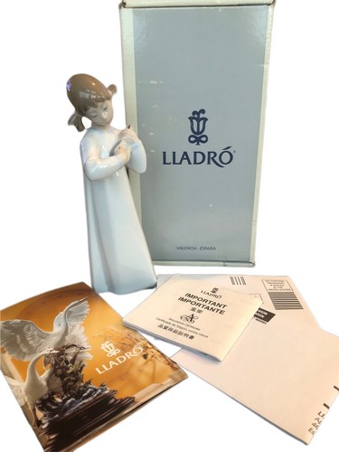 Vintage lladro girl with - lladro,
