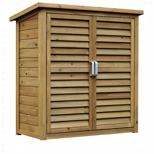 Wooden garden shed outdoor - garden,