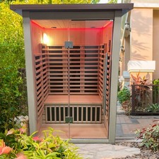 Insignia 3rd Generation Luxury FAR Infrared Garden Sauna 1500 x 1300 All Upgrade