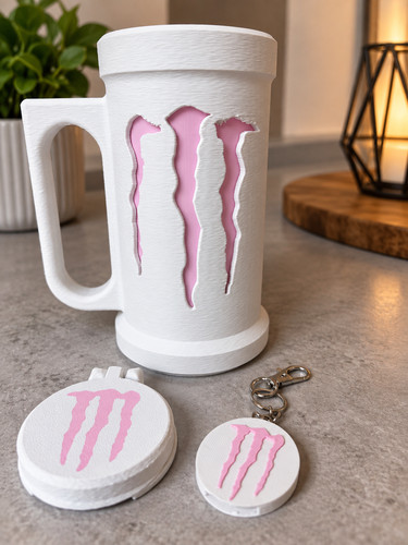 Monster energy can - monster, cup