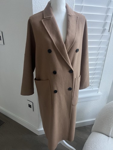 Zara camel double breasted - camel,