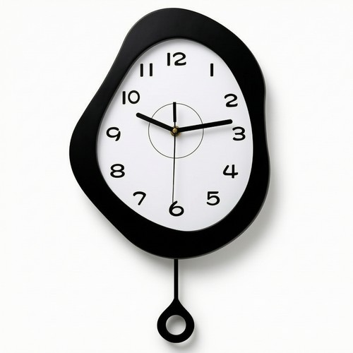 Pendulum wall clock nordic - clock,