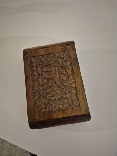 Vintage hand carved wooden - vintage,