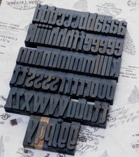 a-z alphabet letterpress wooden printing blocks wood type vintage printer typo´