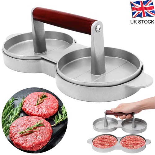 Double burger press hamburger - burger,