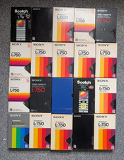 Lot of 20 Betamax Video Tapes