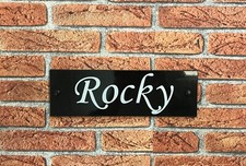 Customised stable door horses name plaque sign signs plate 12"x3"