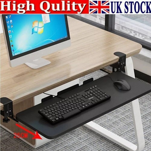 Keyboard tray under - keyboard, desk