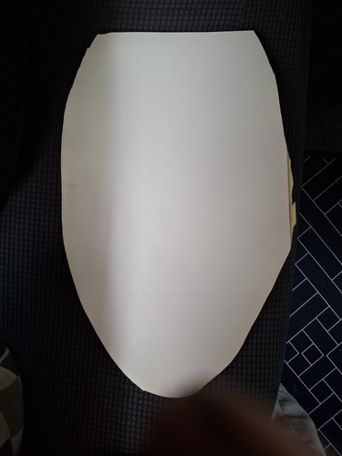 Banana seat white vinal - seat,