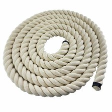 10mm White Synthetic Cotton Rope x 50 Metres Length Decoration, Craft