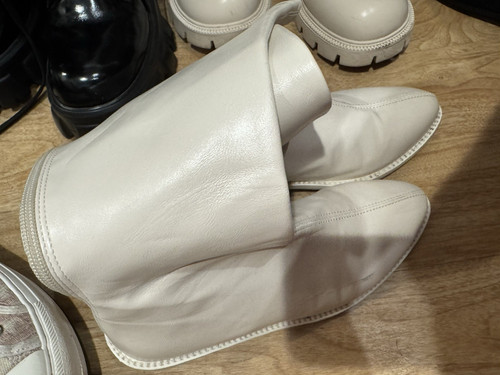 Womens white leather knee high - womens,