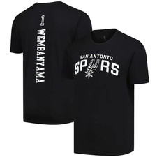 San Antonio Spurs T-Shirt Men's NBA Wembanyama Top - New