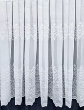 Embroidered sheer voile net - sheer,