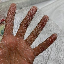 SILVER GREY Cobwebs Soft Tulle