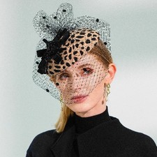 Leopard Fascinators Pillbox