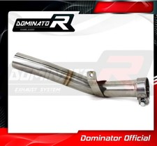 GSXR 600 K8 K9 L0 2008 - 2010  Racing Down Pipe Mid pipe  DOMINATOR