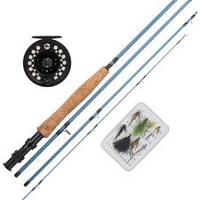 Wychwood Fly Fishing Kit - Rod, Reel, Line, Leaders, Flies Complete Set