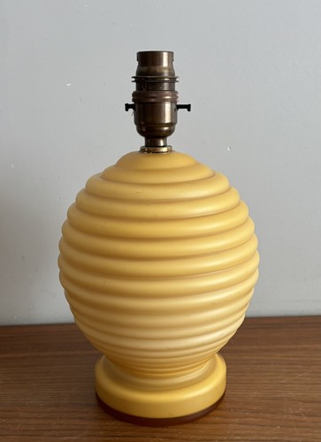 Vintage glass beehive table - vintage,