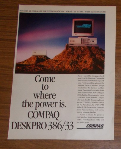 Rare advertising compaq - advertising,