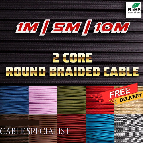 10m fabric cable 2 - |,