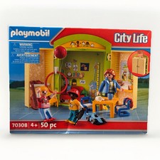 Playmobil - 70308 - City Life  - Pre School / Nursery school / Carry Play Box