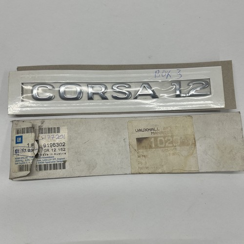 Vauxhall corsa rear boot - rear,