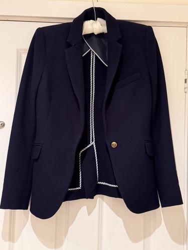 Zara woman navy blazer - navy, with
