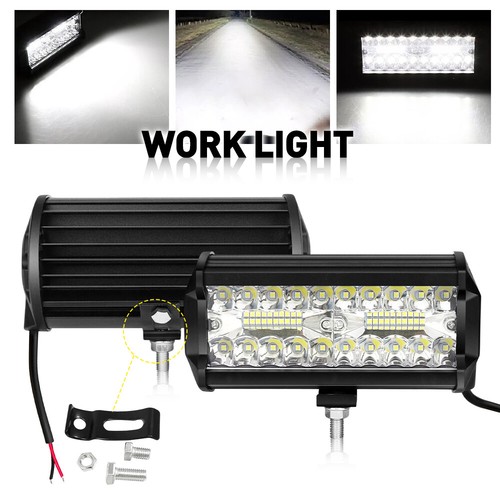 Led work light bar flood - 2x,