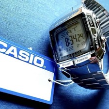 Casio Digital Watch Data Bank Telememo 30 13 Languages Stainless