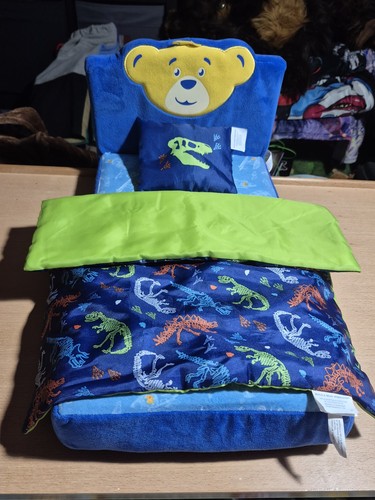 Blue foldable build bear - blue,