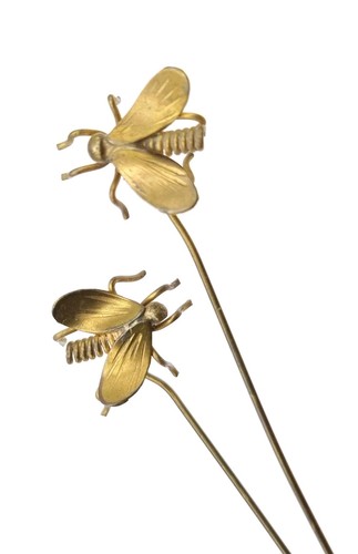 Antique fly stick - stick, pins