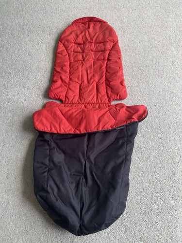 Mamas papas footmuff red - mamas,