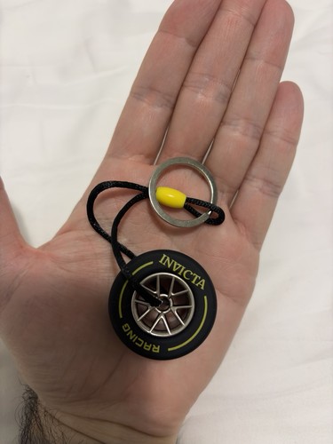 Invicta racing tire keychain - racing,