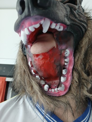 Warewolf wolf latex - wolf, mask